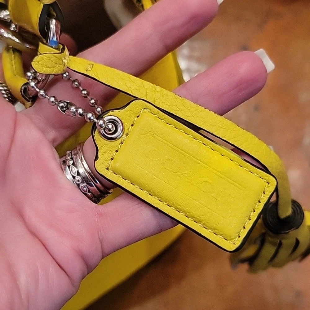 Coach Avery Canvas & Leather Hobo Bag